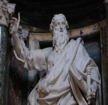 Rome Rione Esquilino Basilique San Giovanni del Laterano Intérieur Statues Pierre le Gros
