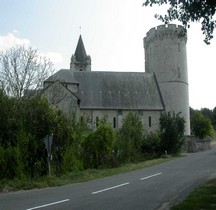 Maine et Loire Trèves Eglise St Aubin