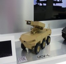 Terre Hanwha Defence UGV UCV-L Mkt Eurosatory 2024