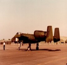 Fairchild Republic A-10A Orange 1984