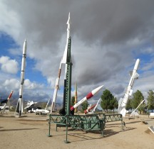 Missile Sol Air 1954 MIM 3 Nike Ajax  Surface to Air missile (SAM )White Sands Missile Range Museum Missile Park