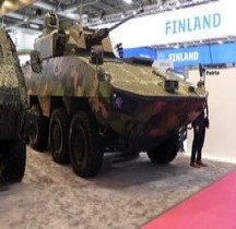 Patria AMV (Armoured Modular Vehicle) Cockerill Defence JCD 3030  30mm Gun Eurosatory 2024