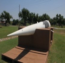 Missile Sol Air 1965 Endoatmosphérique  Sprint ABM anti-ballistic missile White Sands Missile Range Museum Missile Park