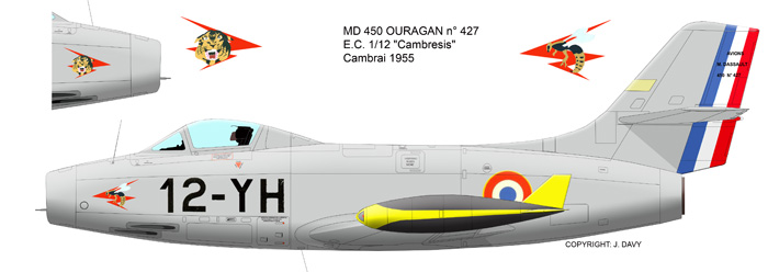 France Aviation Dassault L Ouragan :Maquetland.com:: Le monde de